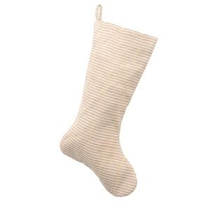 NEW Creative Co-op Cotton & Jute Christmas Stocking